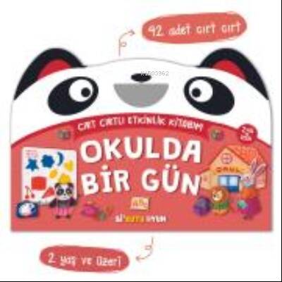 Cırt Cırtlı Etkinlik Kitabım – Okulda Bir Gün (2+ Yaş) - 1