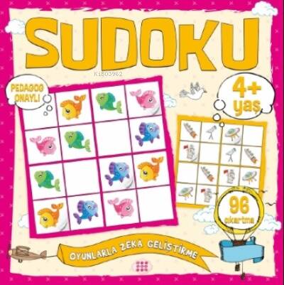 Çocuklar İçin Sudoku - Çıkartmalı (4+ Yaş) - 1