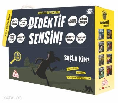Dedektif Sensin ;(İki Set Bir Arada 8 Kitap) - 1