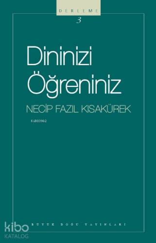 Dininizi Öğreniniz; Gençler İçin - 1