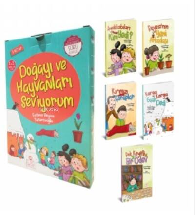 Doğayı Ve Hayvanları Seviyorum (5 Kitap+Sk) /Bıcırık - 1