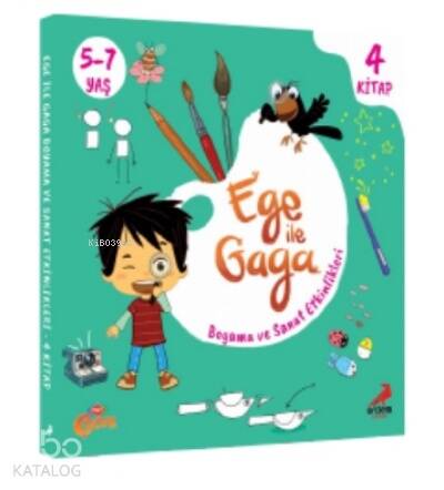 Ege ile Gaga Boyama ve Sanat Etkinlikleri (4 Kitap) - 1