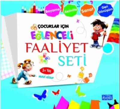 Eğlenceli Faaliyet Seti Mavi Kitap– 3 Yaş Üzeri - 1