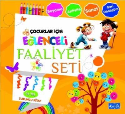 Eğlenceli Faaliyet Seti Turuncu Kitap– 4 Yaş Üzeri - 1
