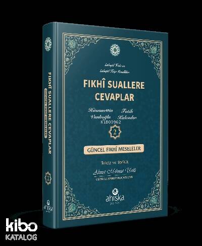 Fıkhi Suallere Cevaplar 2. Cilt - 1