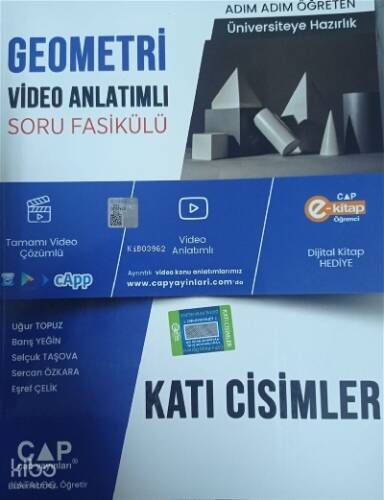 Geometri Katı Cisimler Çap Yayınları 2023 - 1