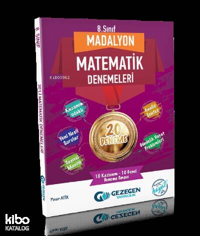 Gezegen - 8. Sınıf Matematik Madalyon Demeleri 20 Deneme - 1