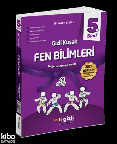 Gizli Yayınları 5. Sınıf Fen Bilimleri Gizli Kuşak Değerlendirme Föyleri - 1