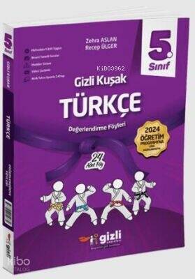 Gizli Yayınları 5. Sınıf Türkçe Gizli Kuşak Değerlendirme Föyleri - 1