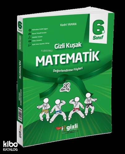 Gizli Yayınları 6. Sınıf Matematik Gizli Kuşak Değerlendirme Föyleri - 1