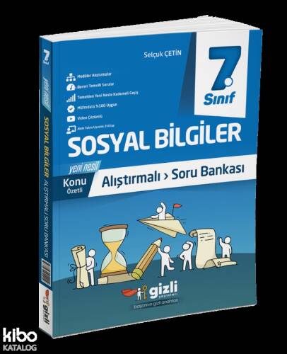 Gizli Yayınları 6. Sınıf Sosyal Bilgiler Alıştırmalı Soru Bankası - 1