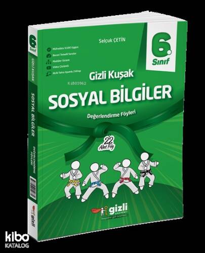 Gizli Yayınları 6. Sınıf Sosyal Bilgiler Gizli Kuşak Değerlendirme Föyleri - 1