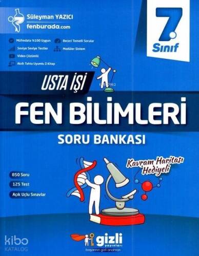 Gizli Yayınları 7. Sınıf Fen Bilimleri Usta İşi Soru Bankası - 1