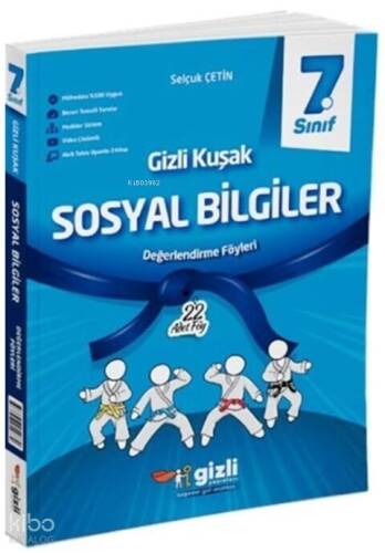 Gizli Yayınları 7. Sınıf Sosyal Bilgiler Gizli Kuşak Değerlendirme Föyleri - 1