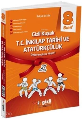 Gizli Yayınları 8. Sınıf T.C. İnkılap Tarihi ve Atatürkçülük Gizli Kuşak Değerlendirme Föyleri - 1