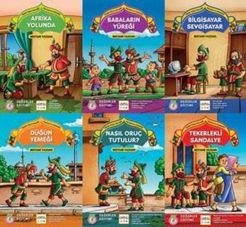 Güler Yüzle Tatlı Söz Hacivat'la Karagöz (6 Kitaplık Set) - 1