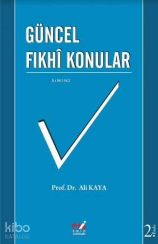 Güncel Fıkhi Konular - 1