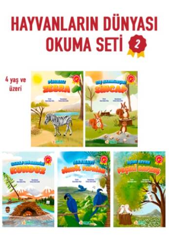 Hayvanların Dünyası Okuma Seti - 2 - 1