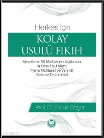 Herkes İçin Kolay Usulü Fıkıh - 1