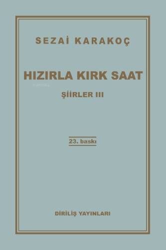 Hızırla Kırk Saat Şiirler -III - 1