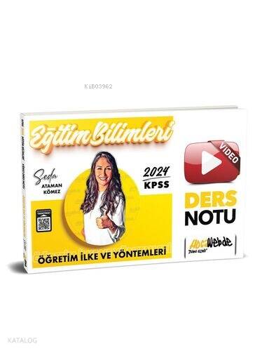 Hocawebde 2024 KPSS Eğitim Bilimleri Öğretim İlke VE Yöntemleri Video Ders Notları - 1