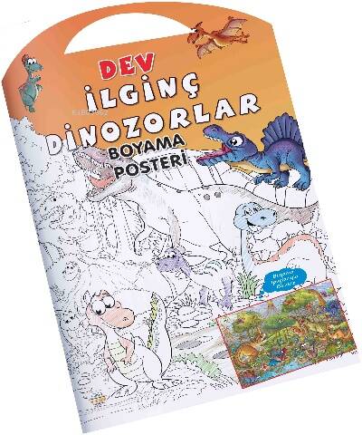 İlginç Dinozorlar Boyama Posteri - 1