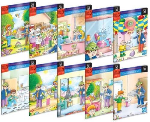 İngilizce Hikaye Seti (10 Kitap) İlkokul 3. Sınıf Karekod Dinlemeli - 1