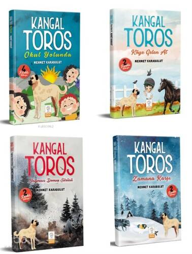 Kangal Toros Serisi 2.Sınıf Okuma Seti 8-14 Yaş (4 Kitap Set) - 1