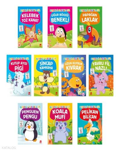 Karakter Geliştiren Benekli Masallar Seti; (10 Kitap, 1. ve 2. Sınıflar İçin) - 1