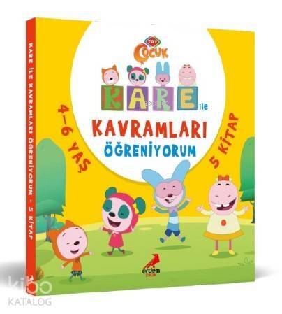 Kare ile Kavramları Öğreniyorum (5 kitap) - 1