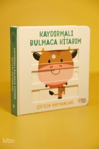 Kaydırmalı Bulmaca Kitabım - Çiftlik Hayvanları - 1