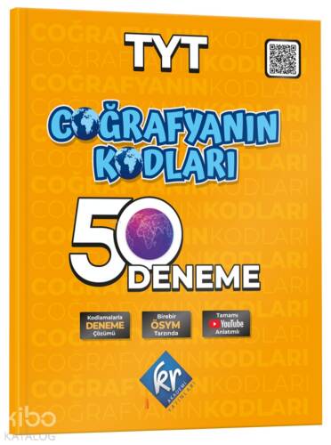 Kr Akademi Coğrafyanın Kodları TYT Coğrafya Çözümlü 50 Deneme - 1