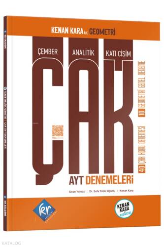KR Akademi Yayınları Kenan Kara İle ÇAK AYT Denemeleri - 1