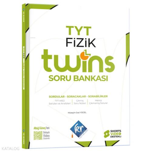 KR Akademi Yayınları TYT Twins Fizik Soru Bankası - 1