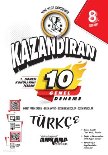 LGS 1. Dönem Konularını İçeren 10 Türkçe Denemesi - 1