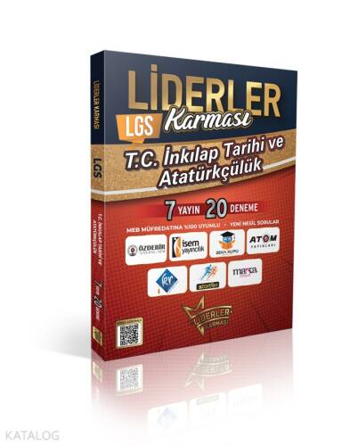 Liderler Karması Yayınları 2025 8.Sınıf LGS İnkılap Tarihi Denemeleri 8 Yayın 23 Deneme - 1
