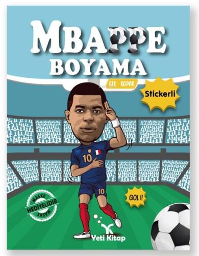 Mbappe Boyama Kitabı - 1