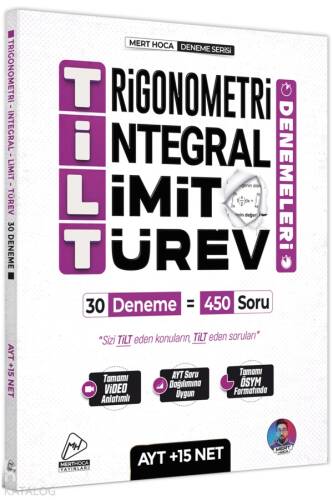 Mert Hoca AYT TİLT Denemeleri - Trigonometri İntegral Limit Türev 30'lu Deneme - 1