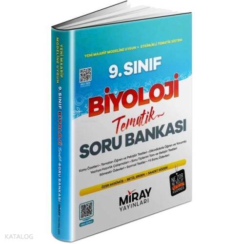 Miray 9. Sınıf Biyoloji Tematik Konu Özetli Soru Bankası - 1