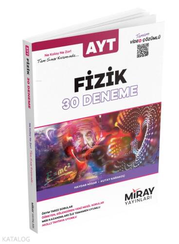 Miray Yayınları AYT Fizik 30 Deneme - 1