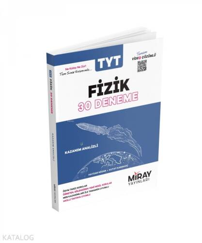 Miray Yayınları TYT Fizik 30 Deneme - 1