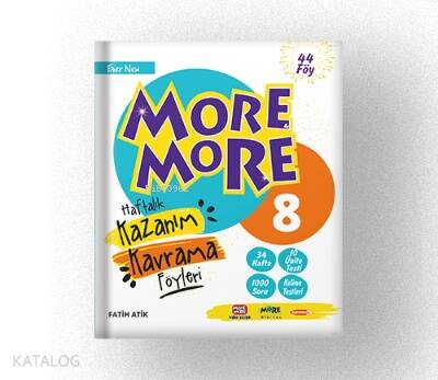 MORE & MORE ENGLISH HAFTALIK KAZANIM KAVRAMA FÖYLERİ (44 FÖY) - 1