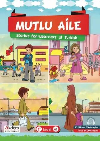Mutlu Aile Türkçe Öğrenenler İçin Hikaye Seti - 1