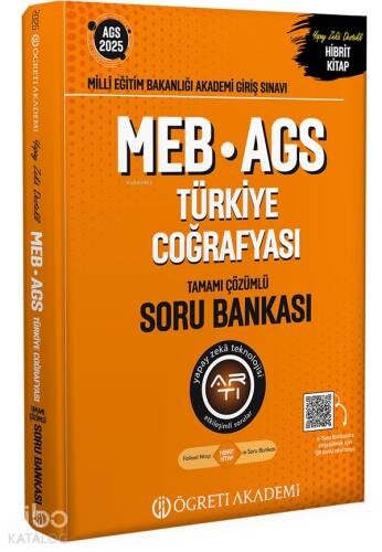 Öğreti Akademi 2025 MEB-AGS Türkiye Coğrafyası Tamamı Çözümlü Soru Bankası - 1
