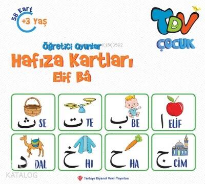 Öğretici Oyunlar Hafıza Kartları - Elif Ba 58 Kart - 1