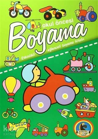 Okul Öncesi Boyama - Etkinlikli Eğlenceli Dev Boyama Kitabı (5 Kitap Takım) - 1