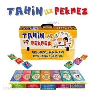 Okul Öncesi Derğerler ve Kavramlar Eğitim Seti - Tahin ile Pekmez (7 Kitap Takım Kutulu) - 1