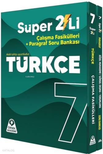 Örnek Akademi 7. Sınıf Süper İkili Türkçe Seti - 1