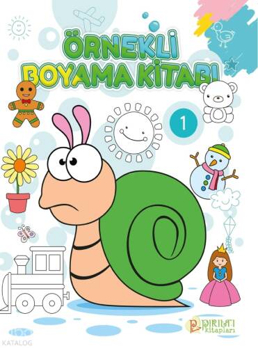 Örnekli Boyama Kitabı - 1 - 1