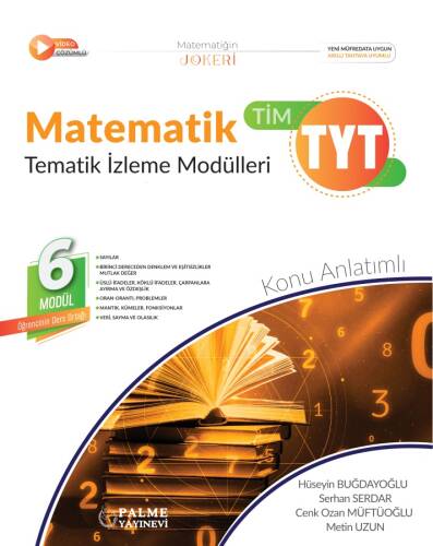 Palme TYT Matematik Tematik İzleme Modülleri (TİM) Konu Kitabı - 1